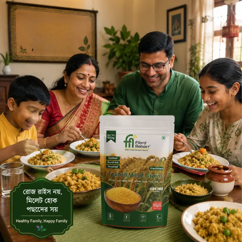 Unpolished Foxtail Millet Grains | 40X Fiber Than Rice, Low GI & Gluten Free - Image 6