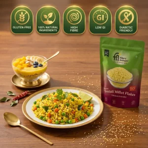 Roasted Foxtail Millet Flakes (Diabetic Friendly) | Sugar Free, High Fiber & Low GI